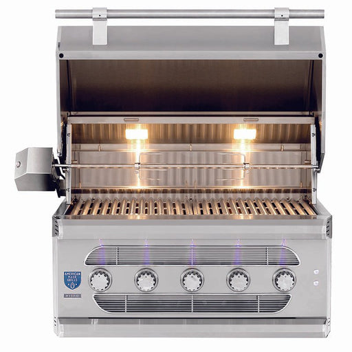 American Made Grills Muscle 36 Inch Hybrid Built In Grill - CulinaryProfis