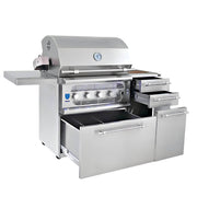 American Made Grills Muscle 36 Inch Hybrid Freestanding Grill - CulinaryProfis