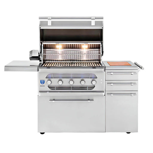 American Made Grills Muscle 36 Inch Hybrid Freestanding Grill - CulinaryProfis