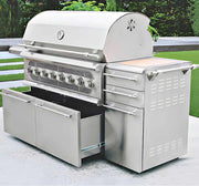 American Made Grills Muscle 54 Inch Hybrid Freestanding Grill - MUSFS54 - CulinaryProfis