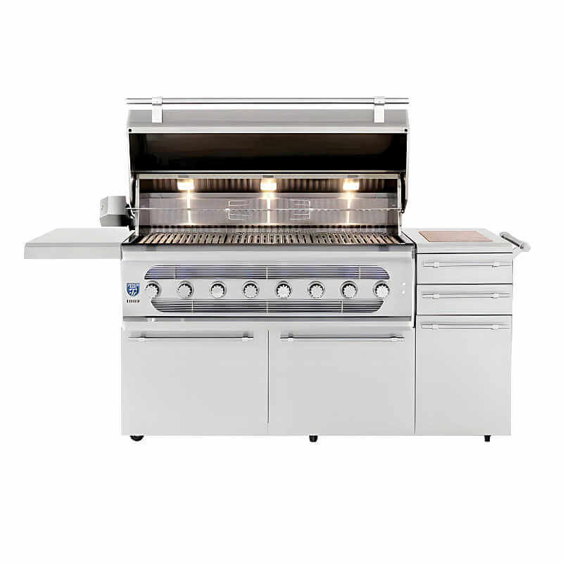 American Made Grills Muscle 54 Inch Hybrid Freestanding Grill - MUSFS54 - CulinaryProfis