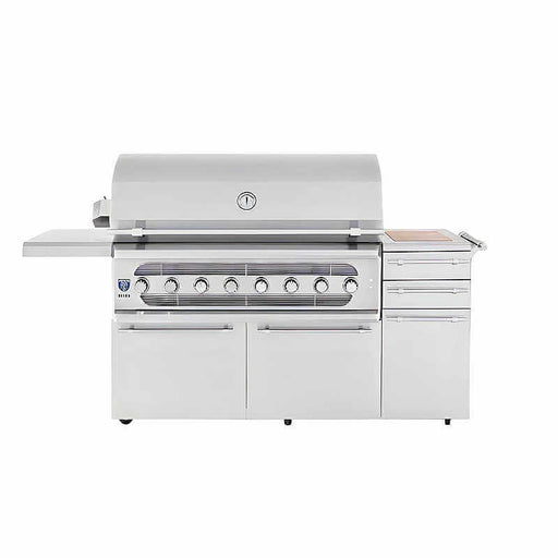 American Made Grills Muscle 54 Inch Hybrid Freestanding Grill - MUSFS54 - CulinaryProfis