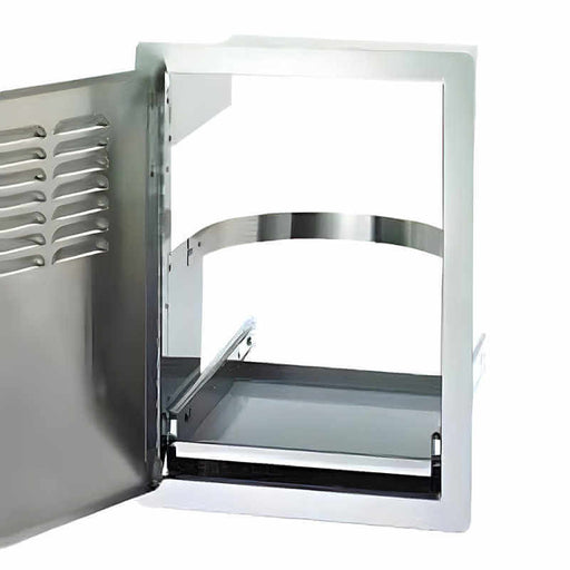 American Outdoor Grill 14 Inch Single Access Door With Tank Tray And Louvers - CulinaryProfis