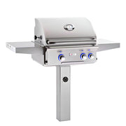 American Outdoor Grill 24 Inch In - Ground Post L Series Gas Grill w/ Rotisserie - CulinaryProfis