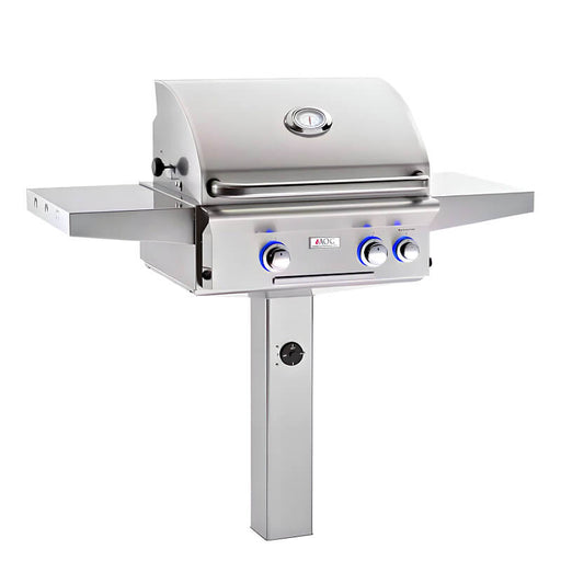 American Outdoor Grill 24 Inch In - Ground Post L Series Gas Grill w/ Rotisserie - CulinaryProfis