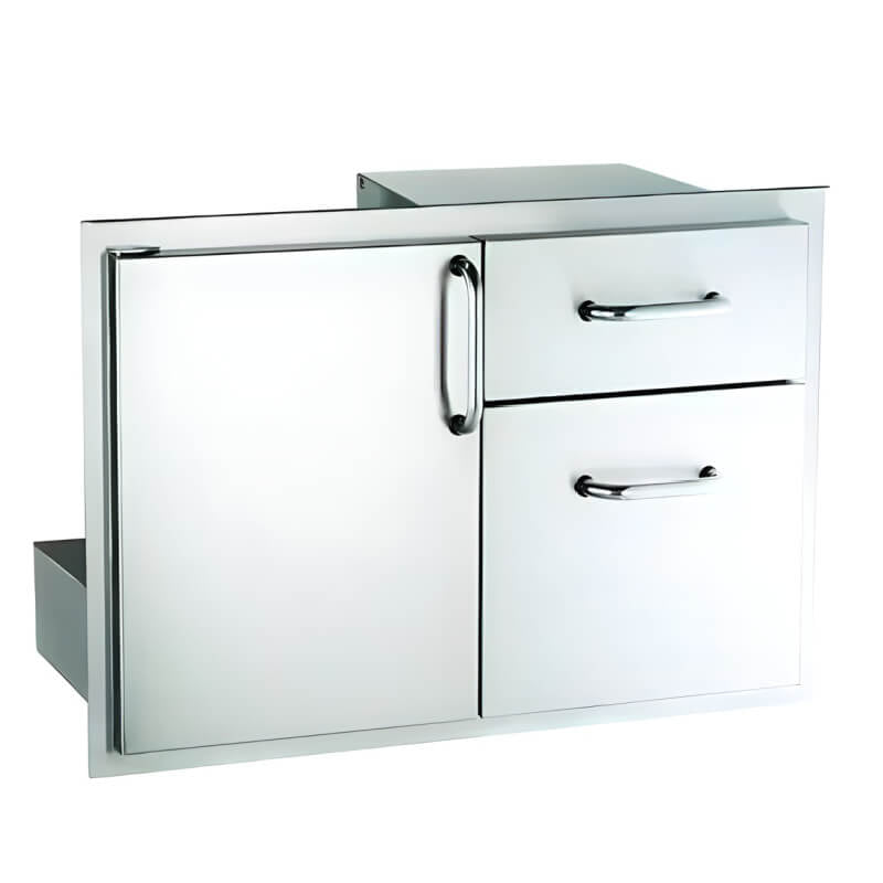 American Outdoor Grill 30 - Inch Access Door & Double Drawer Combo - 18 - 30 - SSDD - CulinaryProfis