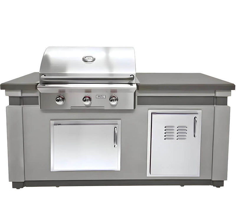 American Outdoor Grill 30 Inch T - Series Grill Island Bundle - CulinaryProfis
