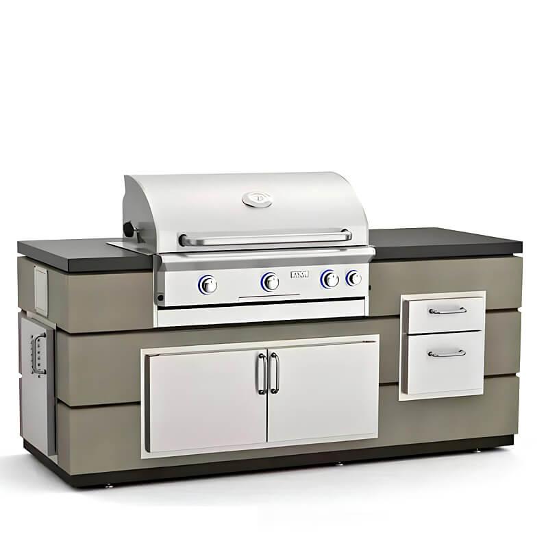 American Outdoor Grill 36 Inch Contemporary Grill Island w/ L Series Grill - CulinaryProfis