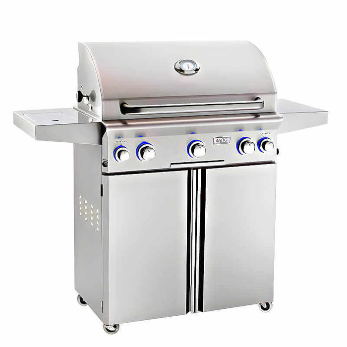 American Outdoor Grill L Series 30 Inch 3 Burner Portable Gas Grill With Side Burner & Rotisserie - CulinaryProfis