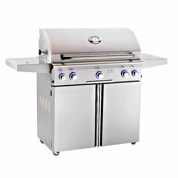 American Outdoor Grill L Series 36 Inch 3 Burner Portable Gas Grill With Side Burner & Rotisserie - CulinaryProfis