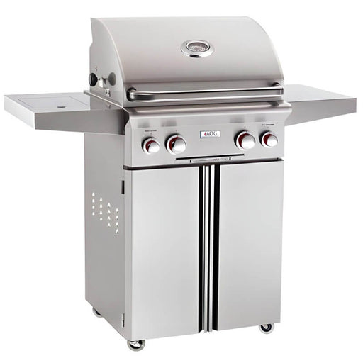 American Outdoor Grill T Series 24 Inch 2 Burner Portable Gas Grill With Side Burner - CulinaryProfis