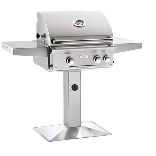 American Outdoor Grill T Series 24 Inch w. Rotisserie & Patio Pedestal Gas Grill - CulinaryProfis