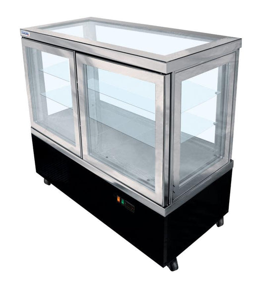 AMPTO CIELO 132 - 5 NFP 14.0 Cu Ft Refrigerated Display Case 52"W - Commercial Equipment - CulinaryProfis