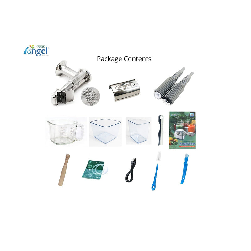 Angel Juicer 5500 3HP 82RPM Twin Gear Stainless Steel Cold Press Juicer (Super Angel Plus) - CulinaryProfis