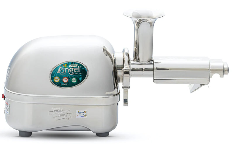 Angel Juicer 7500 3HP 82RPM Twin Gear Stainless Steel Juicer (Super Angel Pro) Angel Juicer