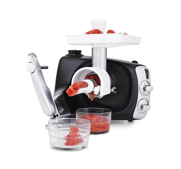 Ankarsrum Mincer Complete Package with Sausage Horns, Strainer & Grater - CulinaryProfis