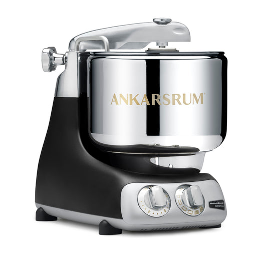 Ankarsrum Assistent Original stand mixer in Matte Black — official studio photo