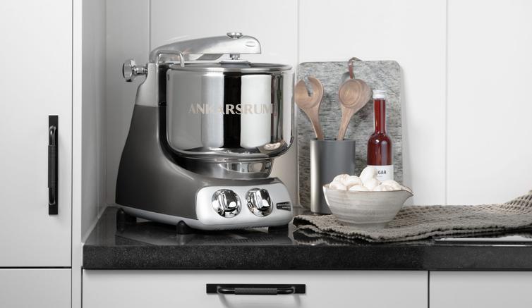 Ankarsrum Original Kitchen Machine Black Chrome - CulinaryProfis