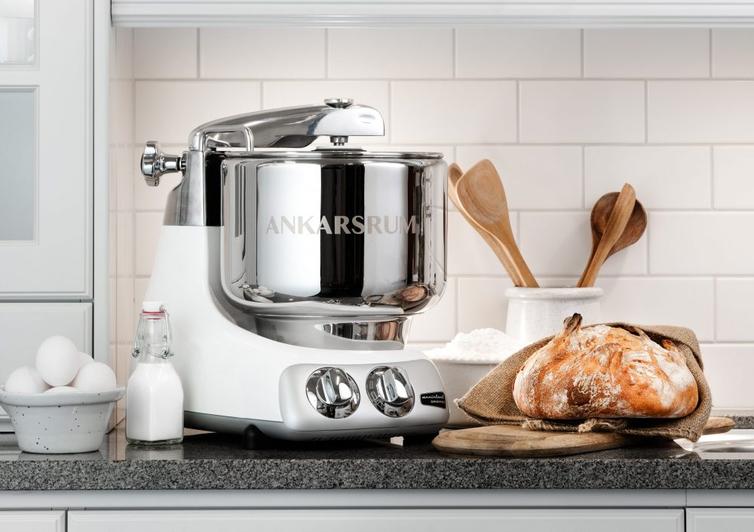 Ankarsrum Original Kitchen Machine Glossy White - CulinaryProfis