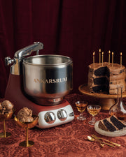 Ankarsrum Original Kitchen Machine Rustic Maroon - CulinaryProfis