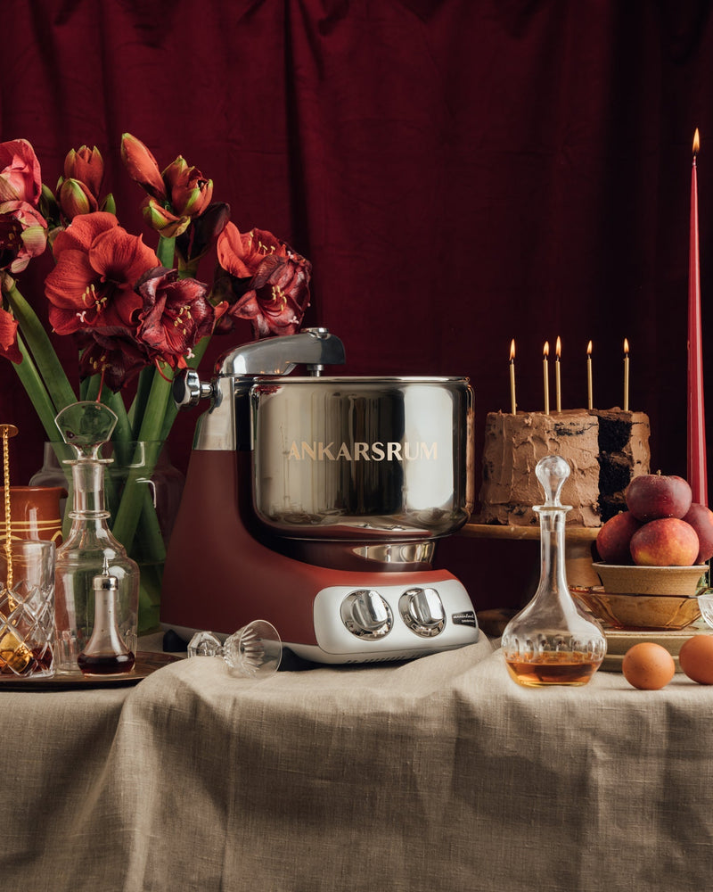 Ankarsrum Original Kitchen Machine Rustic Maroon - CulinaryProfis