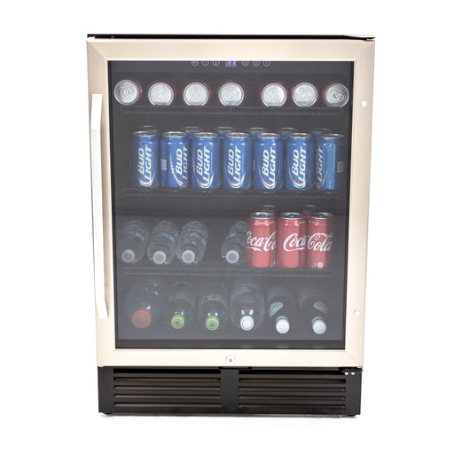 Avanti - BCA516SS, Beverage Center, 130 Can Capacity, in Stainless Steel with Black Cabinet - CulinaryProfis