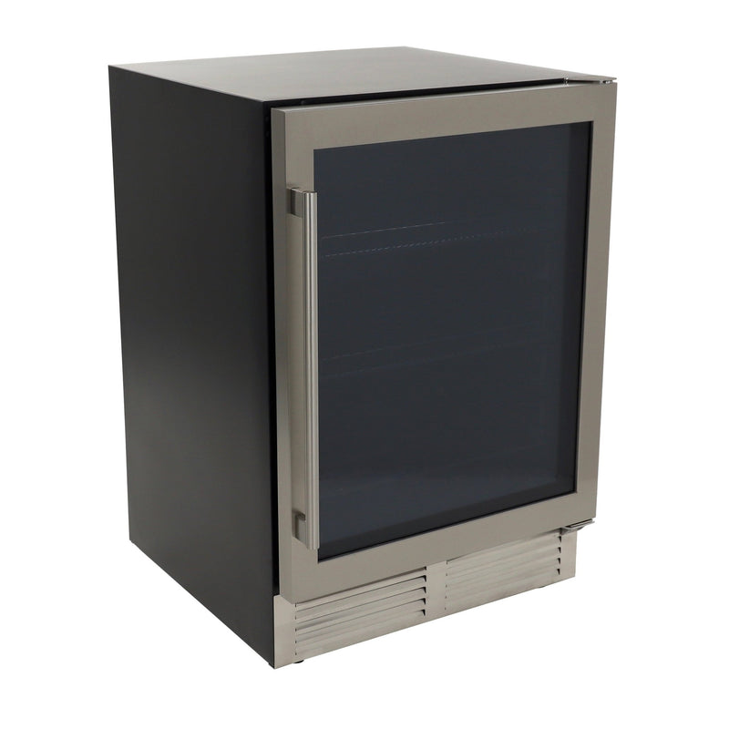 Avanti - BCD50Z3S, Avanti DESIGNER Series Beverage Center, 126 Can Capacity, in Stainless Steel with Black Cabinet - CulinaryProfis