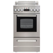 Avanti DER20P3S – 20" Freestanding Electric Range Oven, Stainless Steel (ELITE Series) - CulinaryProfis
