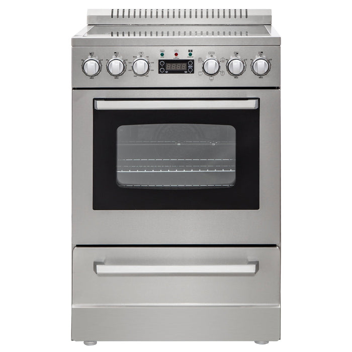Avanti - DER24P3S, Avanti ELITE Series 24" Electric Range Oven, in Stainless Steel - CulinaryProfis
