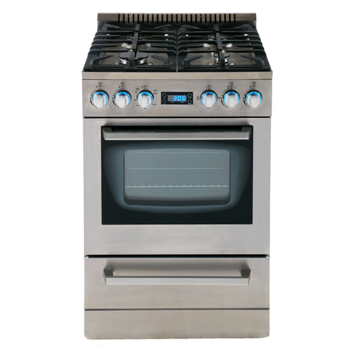 Avanti - DGR24P3S, Avanti ELITE Series 24" Gas Range Oven, in Stainless Steel - CulinaryProfis
