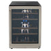 Avanti - WCF43S3SD, Avanti DESIGNER Series Dual - Zone Wine Cooler, 43 Bottle Capacity, in Stainless Steel with Wood Accent Shelving - CulinaryProfis