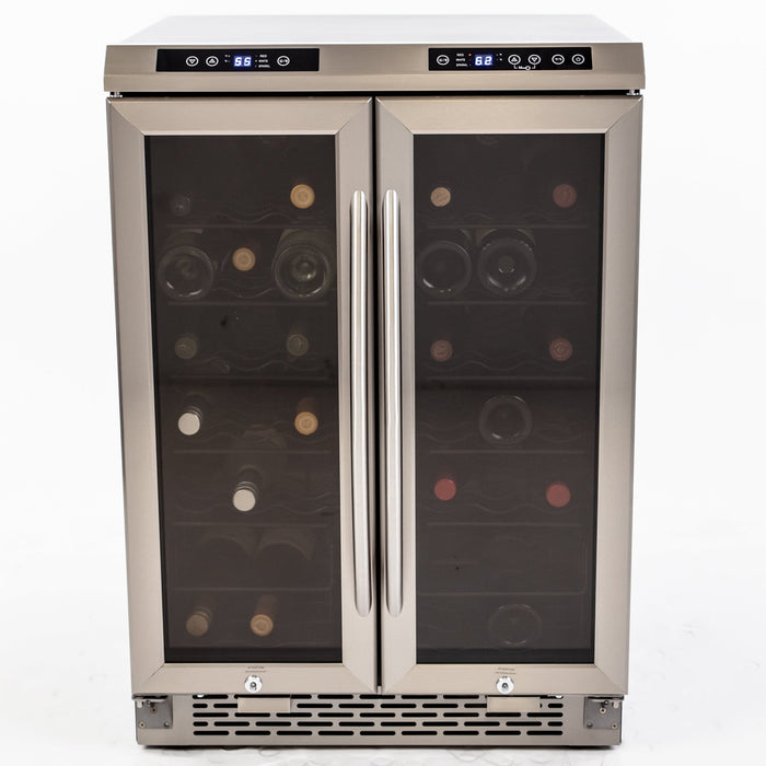 Avanti - WCV38DZ, Avanti Dual - Zone Wine Cooler, 38 Bottle Capacity, in Stainless Steel - CulinaryProfis