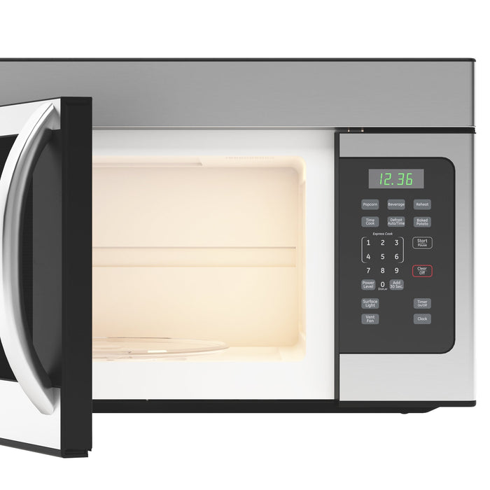 KoolMore 1.6 cu. ft. Over the Range Stainless Steel Microwave, KM-MOT-1SS.