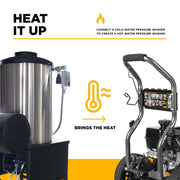 BEPowerEquipment 115 volt, 4 - 5 GPM Diesel Fired Hot Box - 96115V - CulinaryProfis