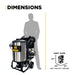 BEPowerEquipment 2,300 PSI 4.0 GPM Hot Water Electric Pressure Washer with Comet Triplex Pump - 42 - 6 - CulinaryProfis