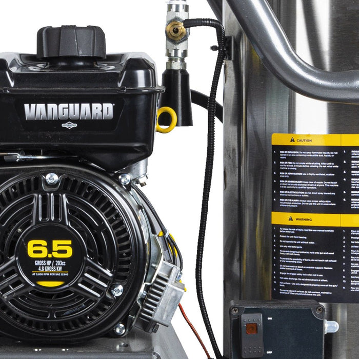 BEPowerEquipment 2,700 PSI - 3.0 GPM Hot Water Pressure Washer with Vanguard 200 Engine and AR Triplex Pump - HW2765VA - CulinaryProfis