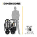 BEPowerEquipment 3000PSI 3.0GPM Hot Water Pressure Washer with Honda GX200 Engine and Comet Triplex Pump - HW2765HC - CulinaryProfis