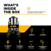 BEPowerEquipment 3000PSI 3.0GPM Hot Water Pressure Washer with Honda GX200 Engine and Comet Triplex Pump - HW2765HC - CulinaryProfis