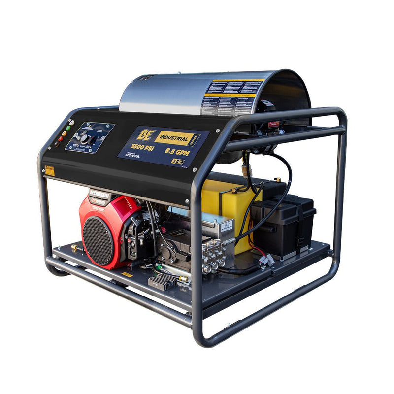 BEPowerEquipment 3,500 PSI 5.6GPM Hot Water Pressure Washer Honda GX690 Engine and General Triplex Pump - HW3524HG12V - CulinaryProfis