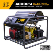 BEPowerEquipment 3,500 PSI - 8.5 GPM Hot Water Pressure Washer Honda GX690 Engine and AR Triplex Pump - HW3524HA12V - CulinaryProfis