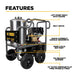 BEPowerEquipment 4,000 PSI - 4.0 GPM Hot Water Pressure Washer with Honda GX390 Engine and Belt Driven General Triplex Pump - HW4013HBG - CulinaryProfis
