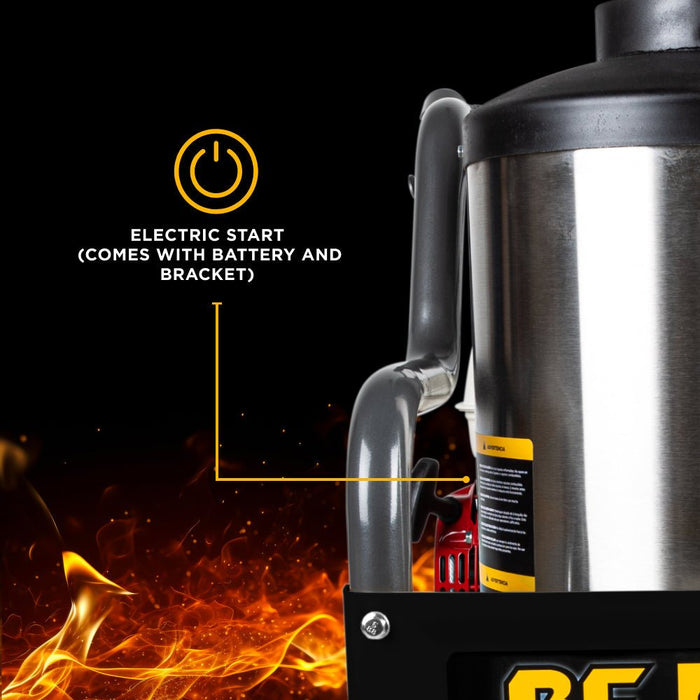 BEPowerEquipment 4,000 PSI - 4.0 GPM Hot Water Pressure Washer with Honda GX390 Engine and Comet Triplex Pump - HW4013HC - CulinaryProfis