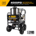 BEPowerEquipment 4,000 PSI - 4.0 GPM Hot Water Pressure Washer with Honda GX390 Engine and Comet Triplex Pump - HW4013HC - CulinaryProfis