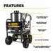 BEPowerEquipment 4,000 PSI - 4.0 GPM Hot Water Pressure Washer with Honda GX390 Engine and Comet Triplex Pump - HW4013HC - CulinaryProfis