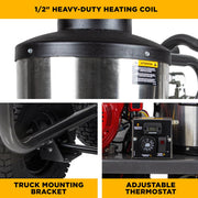 BEPowerEquipment 4,000 PSI - 4.0 GPM Hot Water Pressure Washer with Honda GX390 Engine and Comet Triplex Pump - HW4013HC - CulinaryProfis
