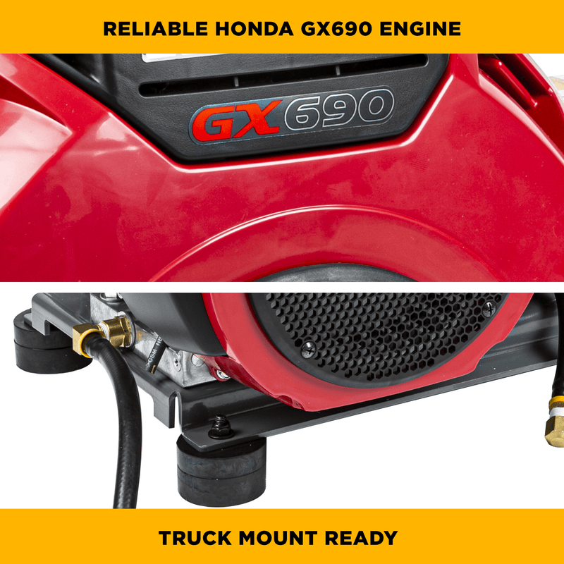 BEPowerEquipment 4,000 PSI 8.2 GPM Cold Water Gas Pressure Washer - B4024HETBGS - CulinaryProfis
