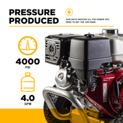 BEPowerEquipment 4,200 PSI 4.2 GPM Cold Water Gas Pressure Washer - B4213HABGS - CulinaryProfis