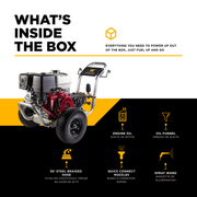 BEPowerEquipment 4,200 PSI 4.2 GPM Cold Water Gas Pressure Washer - B4213HABGS - CulinaryProfis