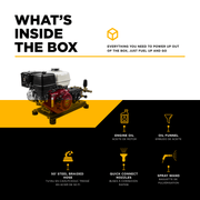 BEPowerEquipment 4,200 PSI 4.2 GPM Truck Mount Cold Water Gas Pressure Washer - B4213HTBGS - CulinaryProfis