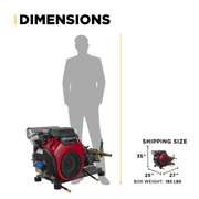 BEPowerEquipment 4,200 PSI 8.5 GPM Cold Water Gas Pressure Washer - B4224HETBAS - CulinaryProfis